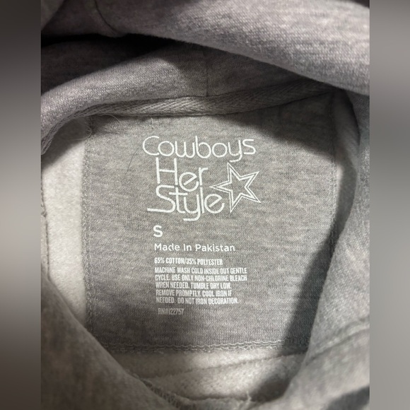 Dallas Cowboys, silver glitter, hoodie, S - Picture 3 of 10
